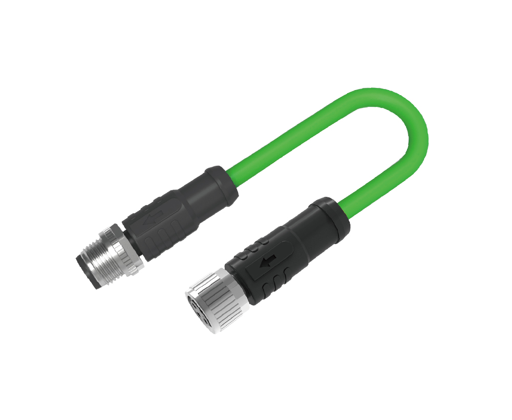 訂貨號：M12D-MS-4P-M12D-FS-□□-PVC